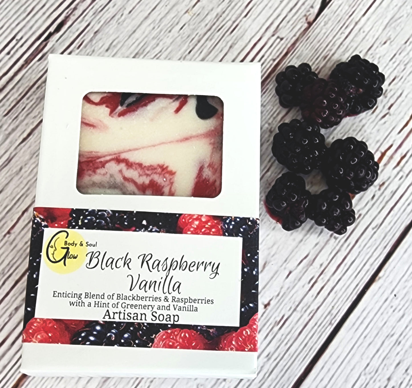 Black Raspberry Vanilla Handmade Cold Process Vegan Soap