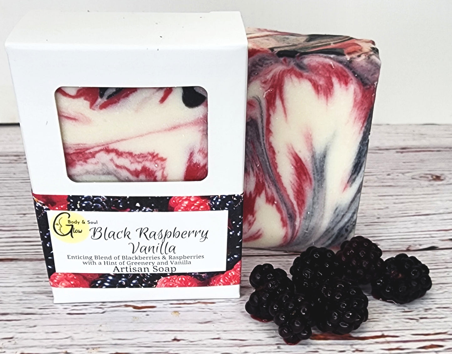 Black Raspberry Vanilla Handmade Cold Process Vegan Soap