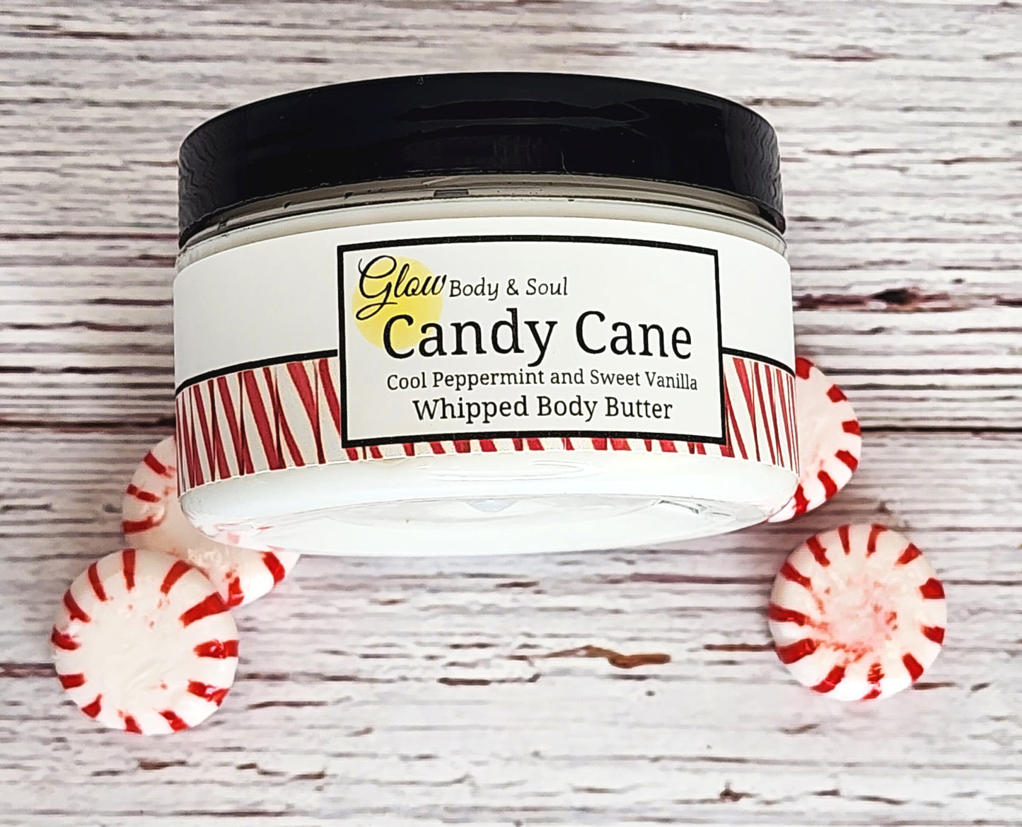 Candy Cane Body Butter Paraben Free Body Butter Lotion
