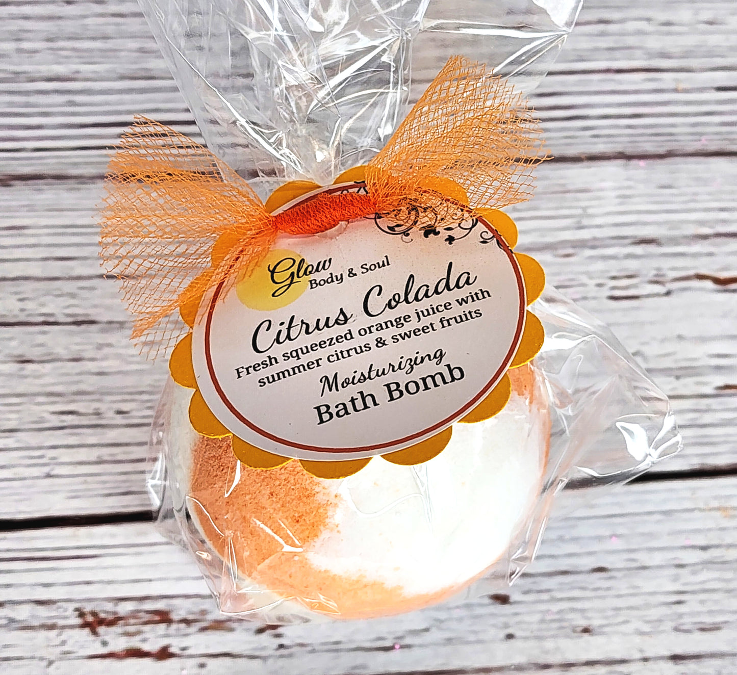 Citrus Colada Bath Bomb Fizzy