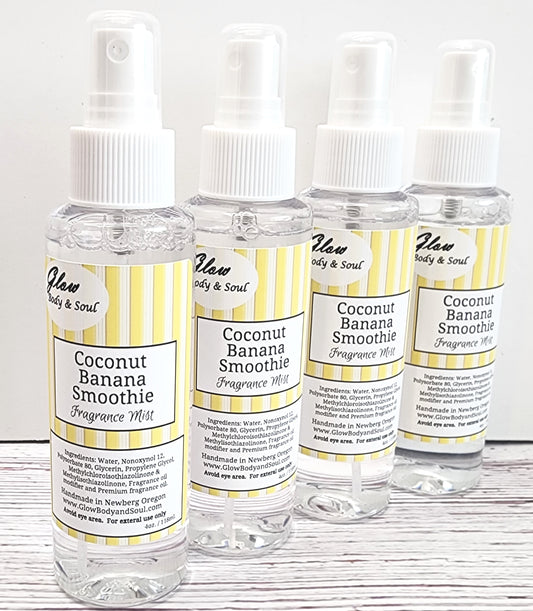 Coconut Banana Smoothie Fragrance Mist Perfume Spray