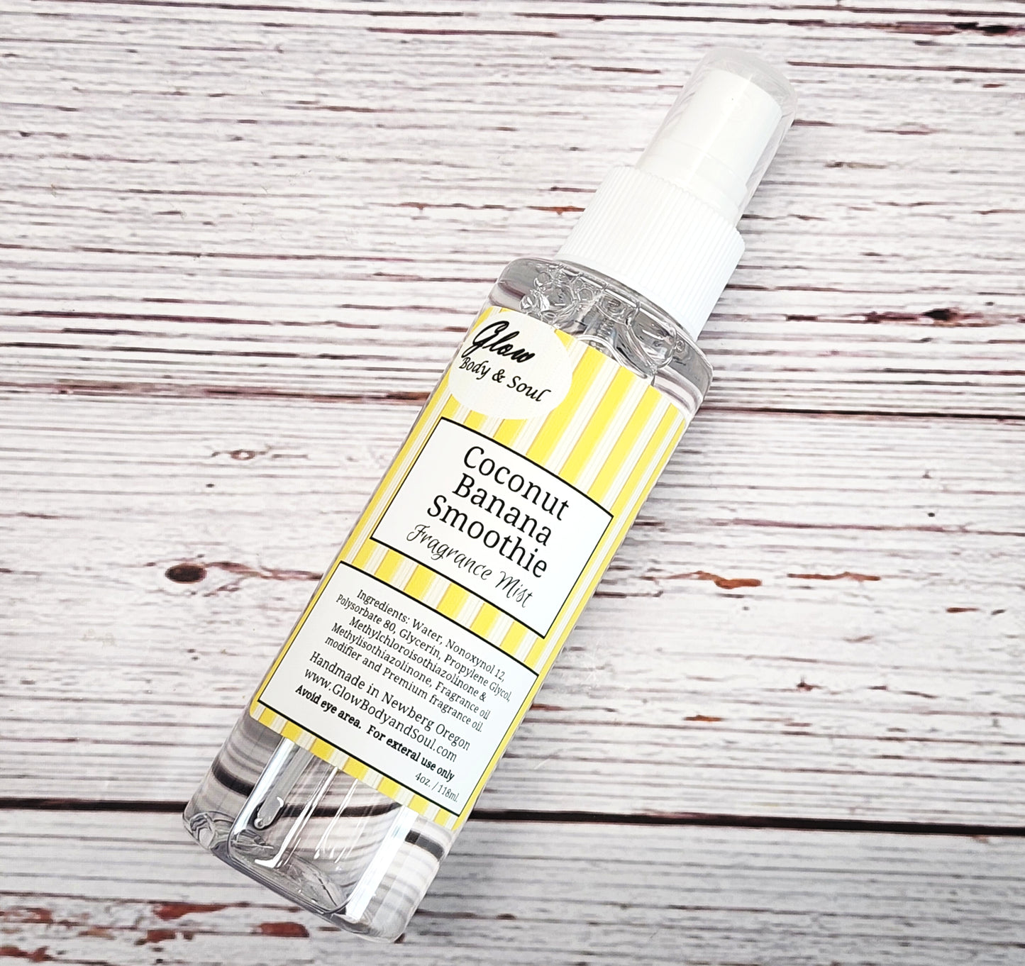 Coconut Banana Smoothie Fragrance Mist Perfume Spray