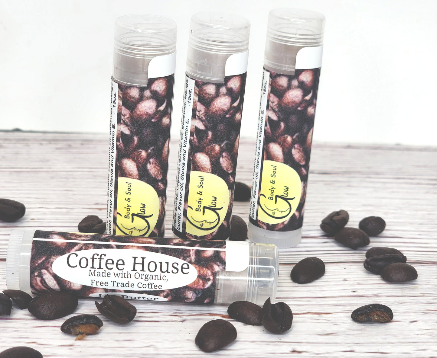 Coffee House Lip Balm Organic Free Trade Unsweetened Lip Balm