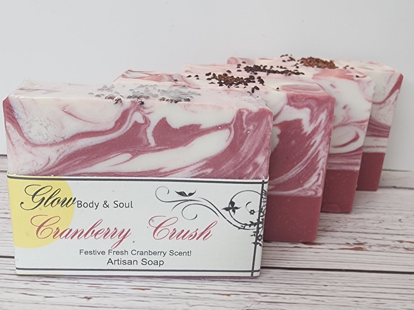 Cranberry Crush Handmade Cold Process Soap Handmade Vegan Soap