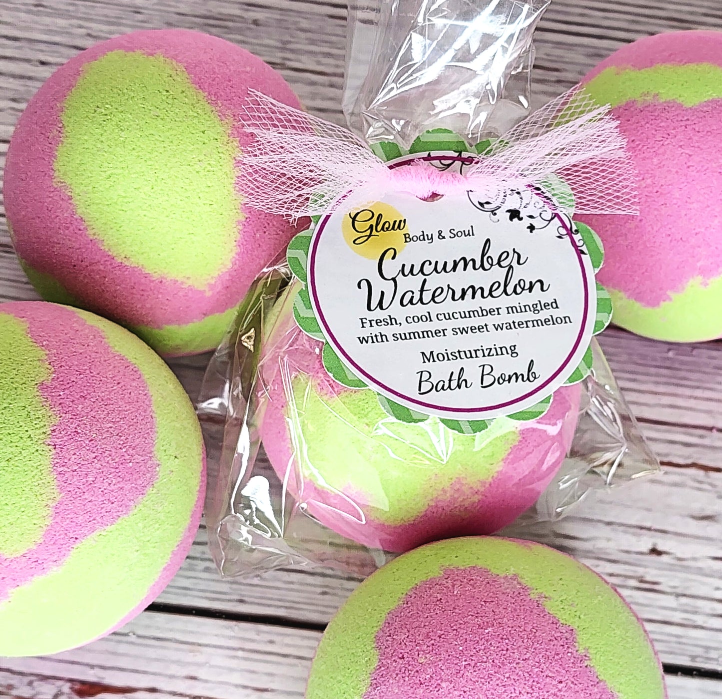 Cucumber Watermelon Bath Bomb Fizzy