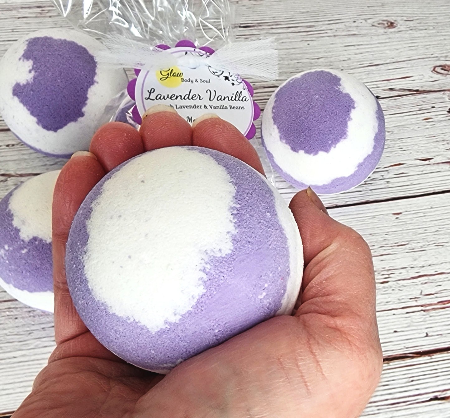 Lavender Vanilla Bath Bomb Fizzy