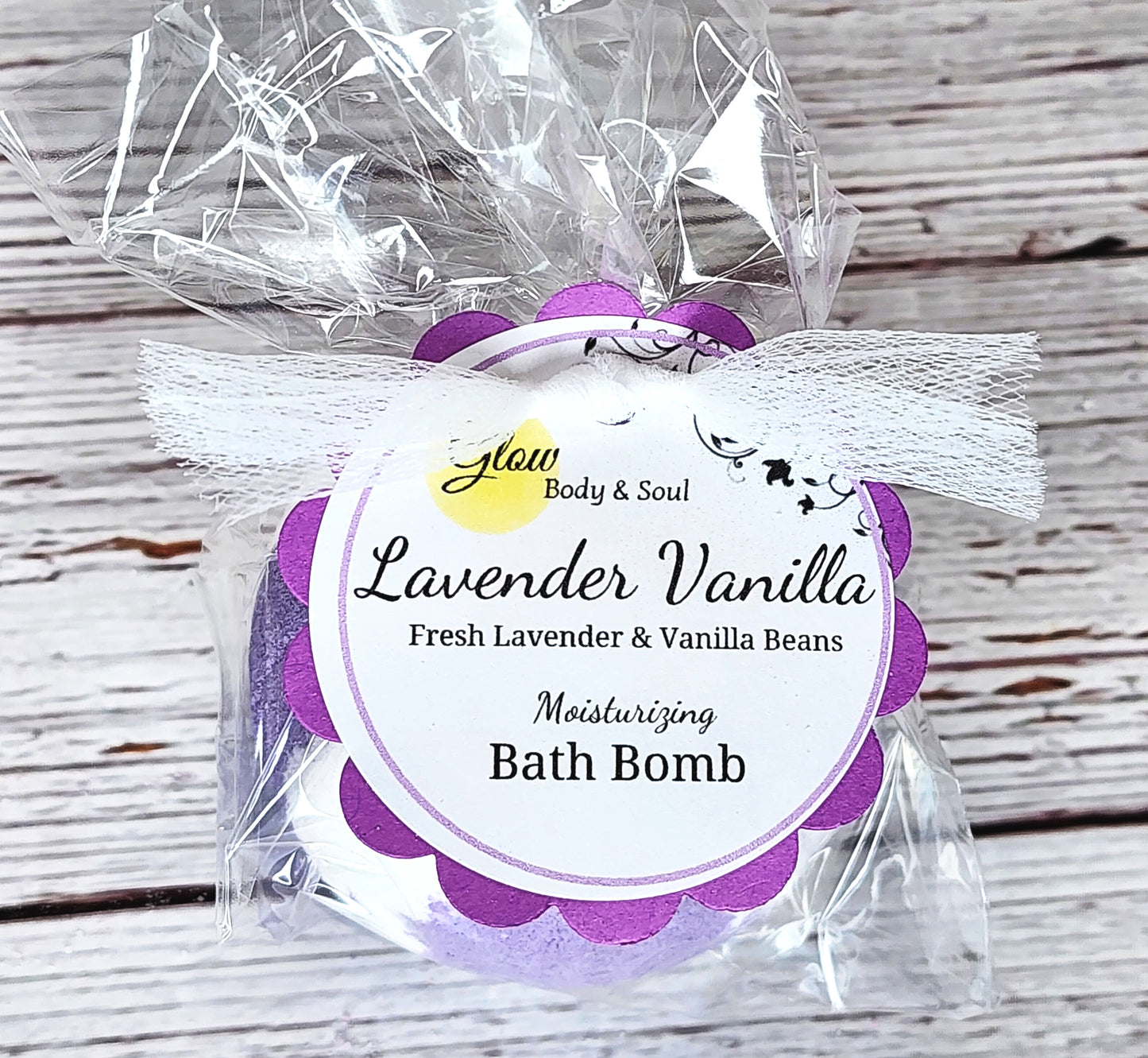 Lavender Vanilla Bath Bomb Fizzy