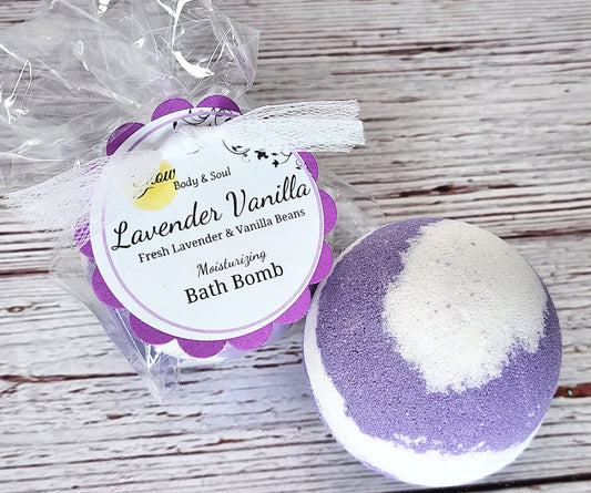 Lavender Vanilla Bath Bomb Fizzy