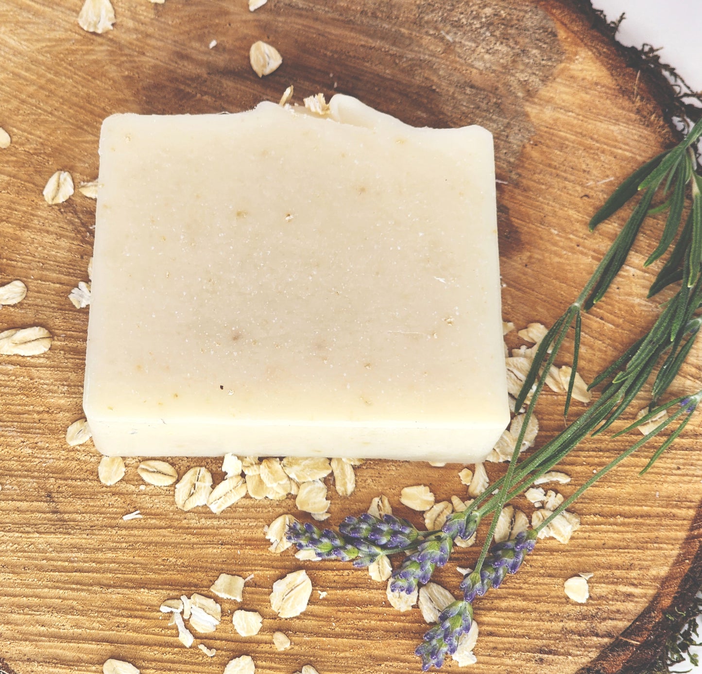 Oatmilk Lavender and Sage Natural Palm Free Handmade Vegan Soap