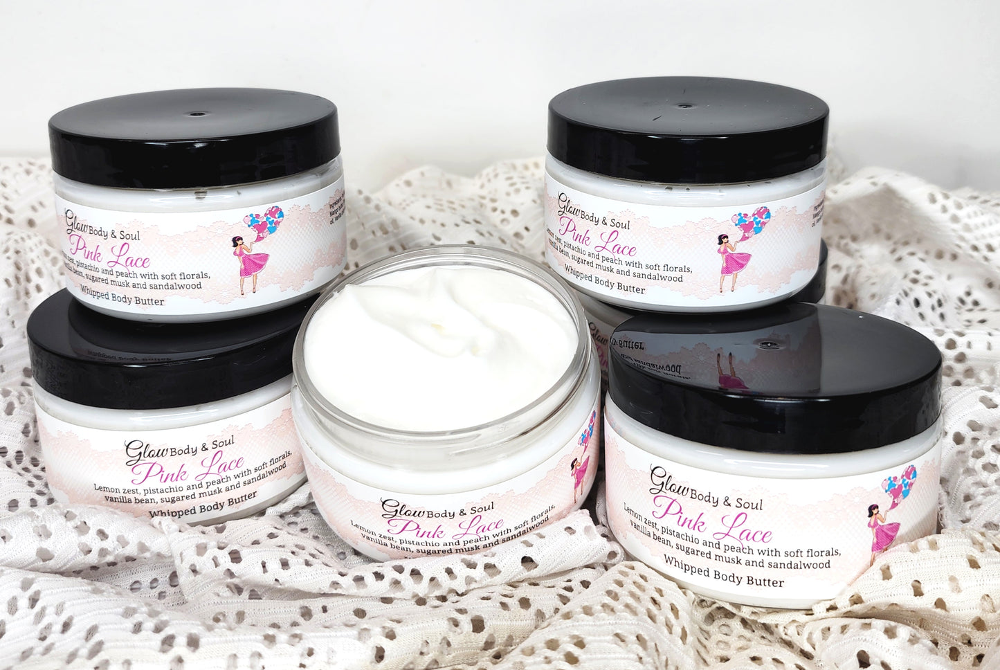 Pink Lace Body Butter Paraben Free Body Butter Lotion