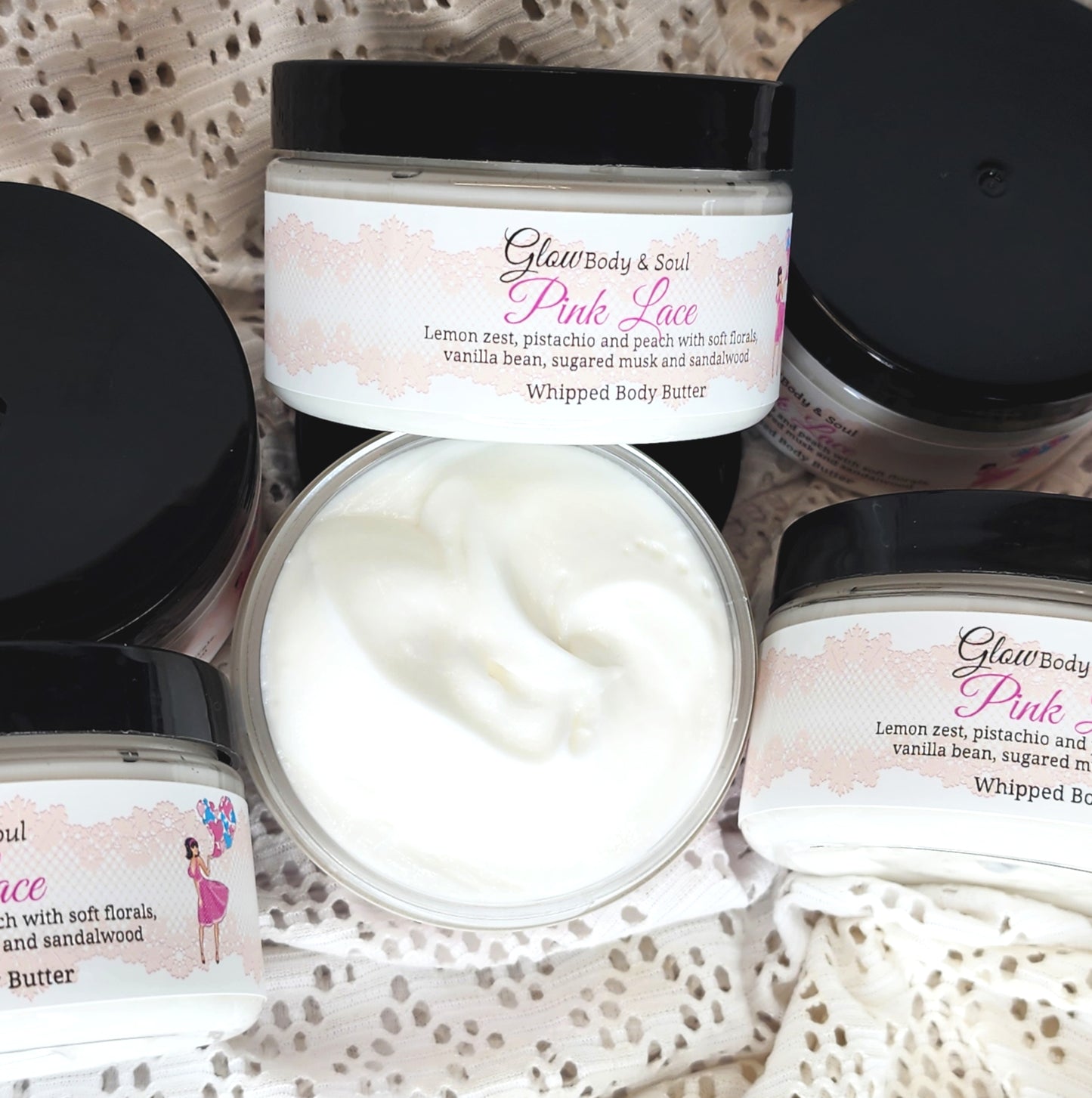 Pink Lace Body Butter Paraben Free Body Butter Lotion