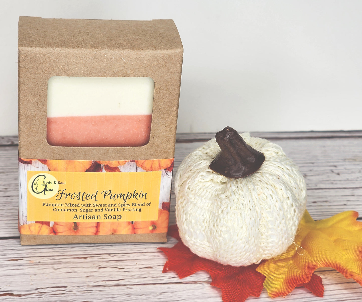 Frosted Pumpkin Handmade Cold Process Soap