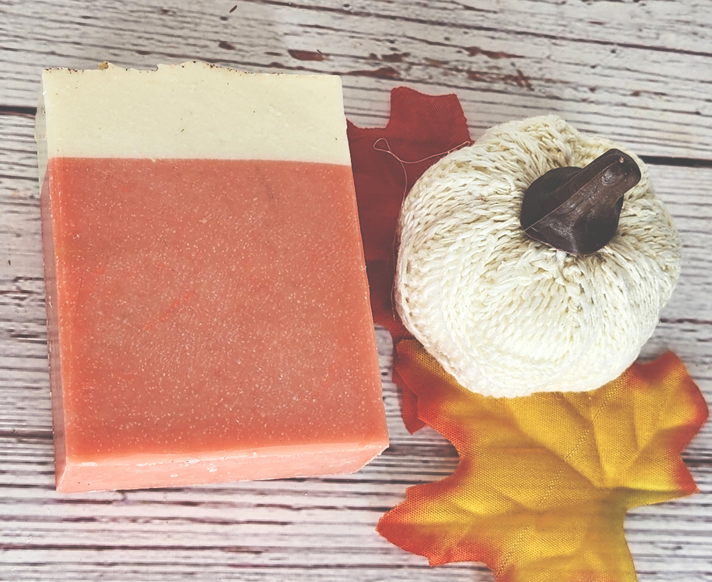 Frosted Pumpkin Handmade Cold Process Soap