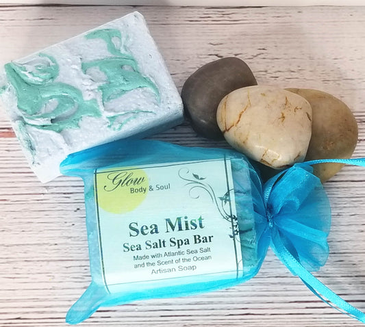 Sea Mist Sea Salt Spa Bar Soap Handmade Sea Salt Soap