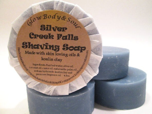 Silver Creek Falls Shaving Soap Cold Process Soap Men's Shaving Soap