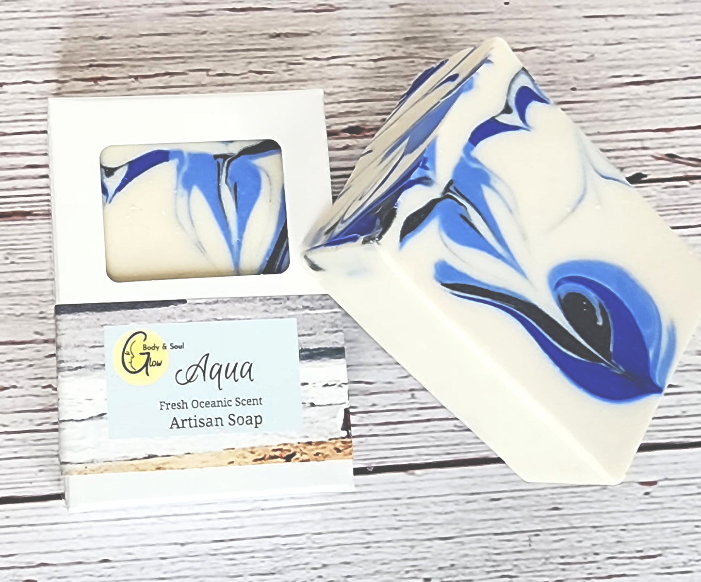 Aqua Soap Men's Handmade Cold Process Soap Vegan Soap