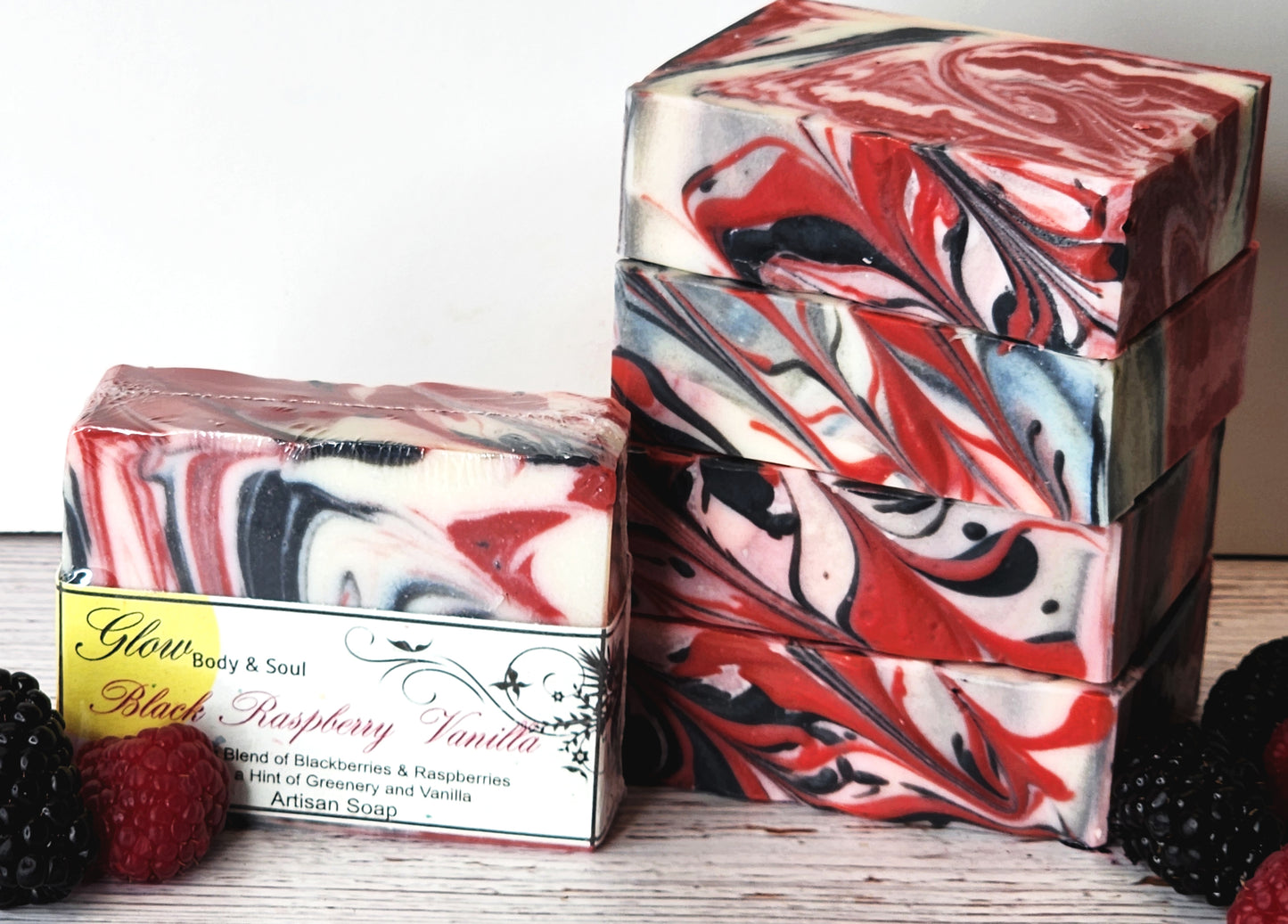 Black Raspberry Vanilla Handmade Cold Process Vegan Soap