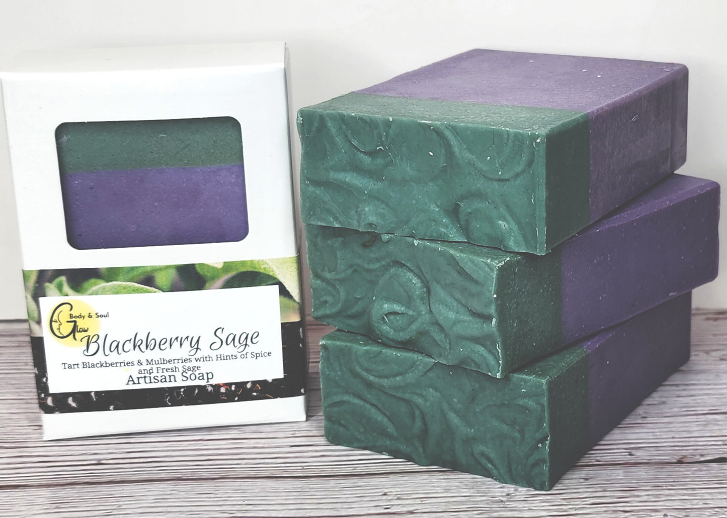 Blackberry Sage  Soap Handmade Cold Process