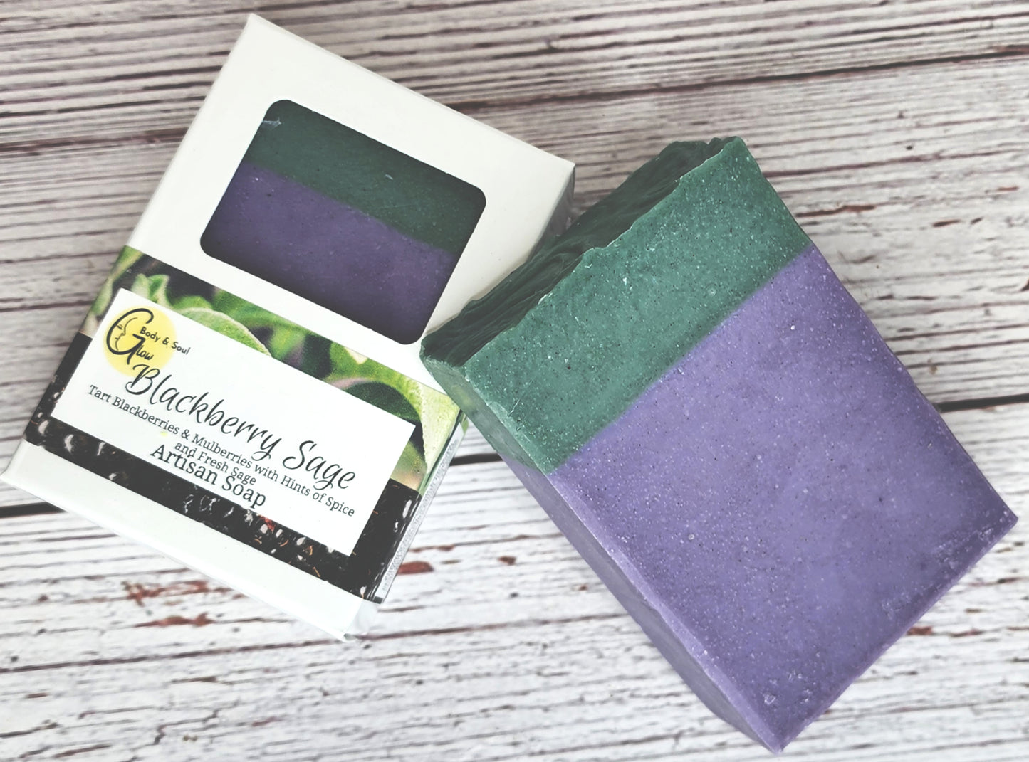 Blackberry Sage  Soap Handmade Cold Process