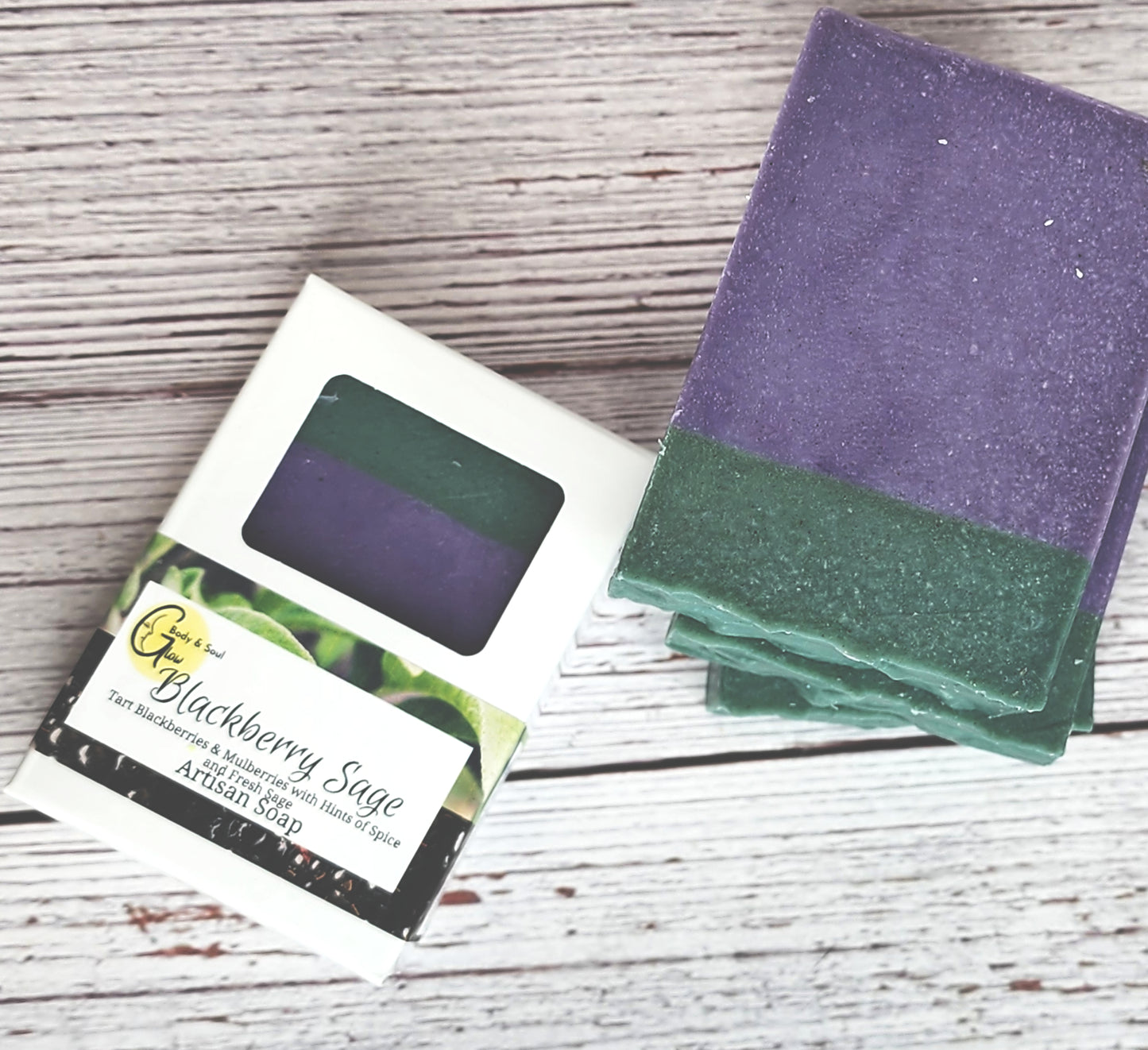 Blackberry Sage  Soap Handmade Cold Process