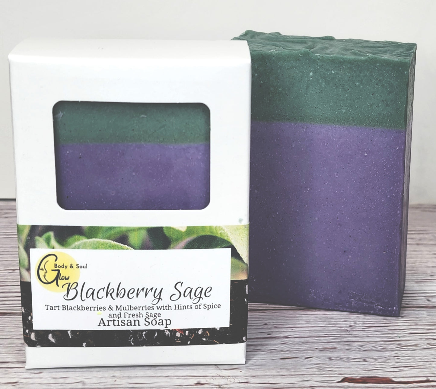 Blackberry Sage  Soap Handmade Cold Process