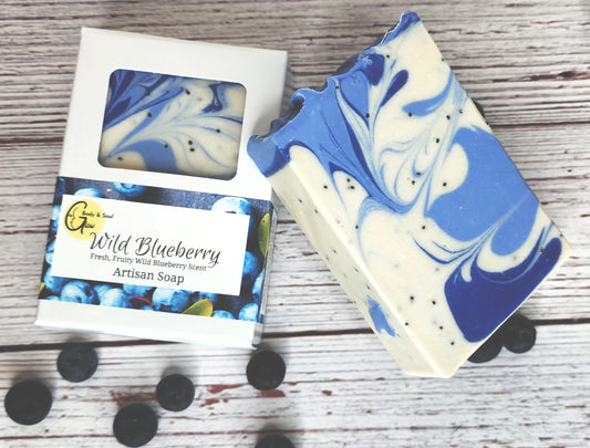 Wild Blueberry Soap Blueberry Soap Handmade Cold Process Soap