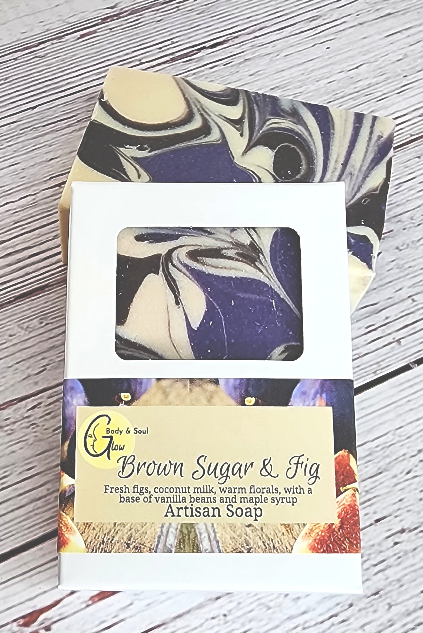Brown Sugar and Fig Handmade Cold Process Vegan Soap