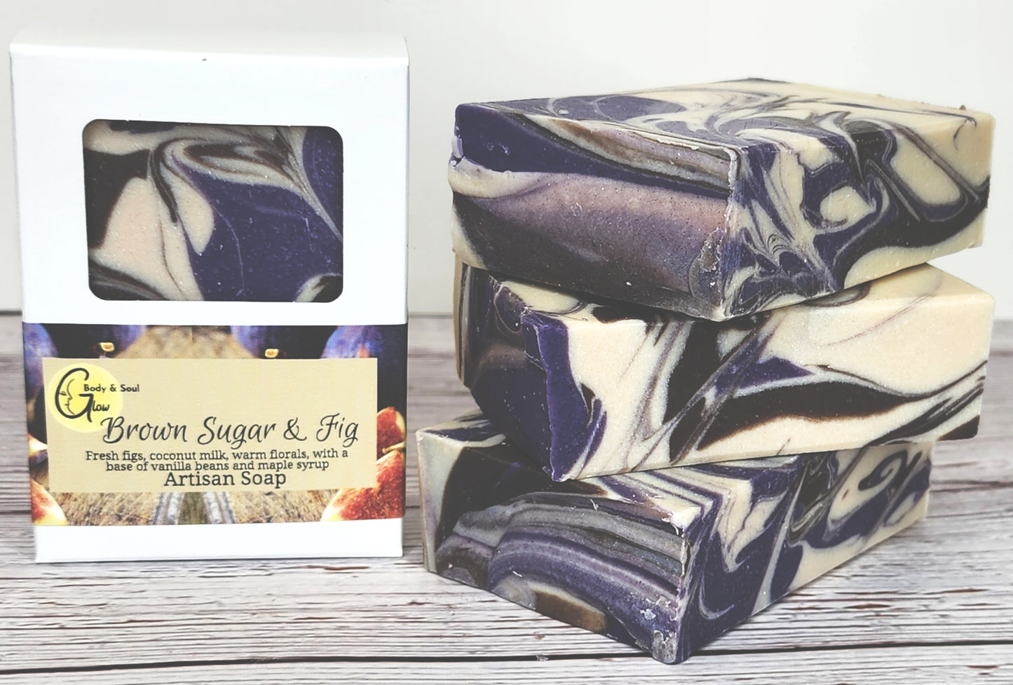 Brown Sugar and Fig Handmade Cold Process Vegan Soap