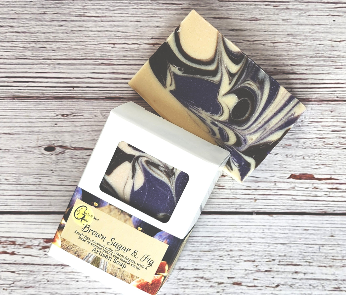 Brown Sugar and Fig Handmade Cold Process Vegan Soap