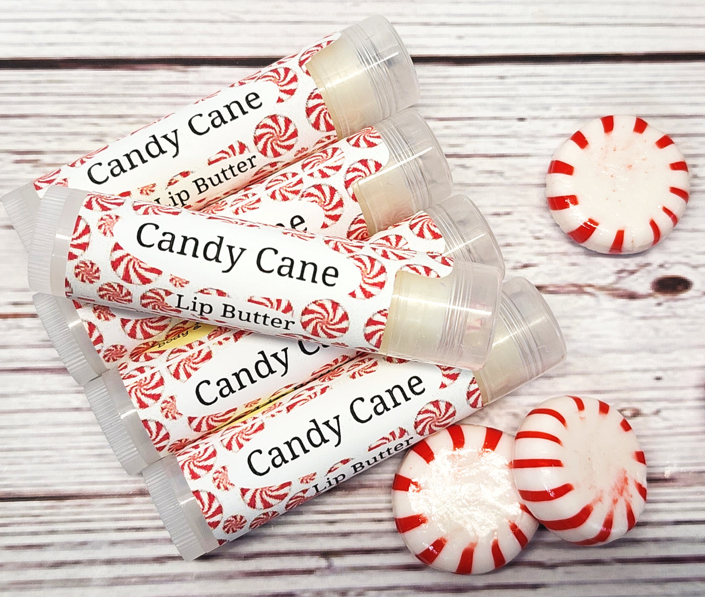 Candy Cane Lip Butter Lip Balm