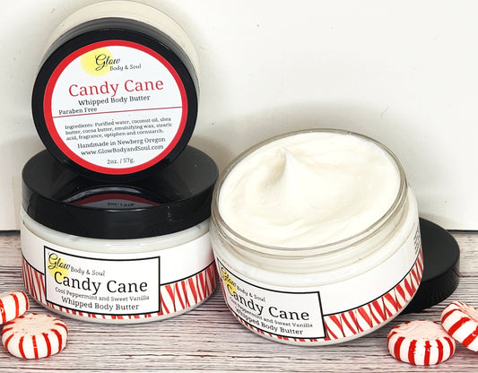 Candy Cane Body Butter Paraben Free Body Butter Lotion