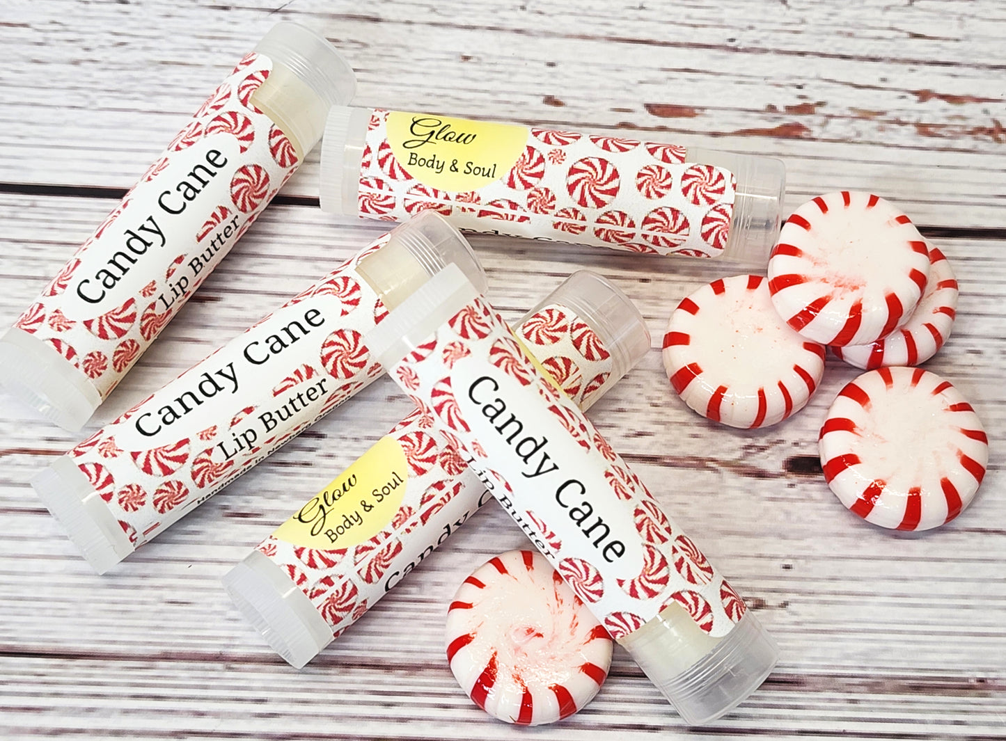 Candy Cane Lip Butter Lip Balm