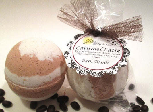 Caramel Latte Bath Bomb Fizzy