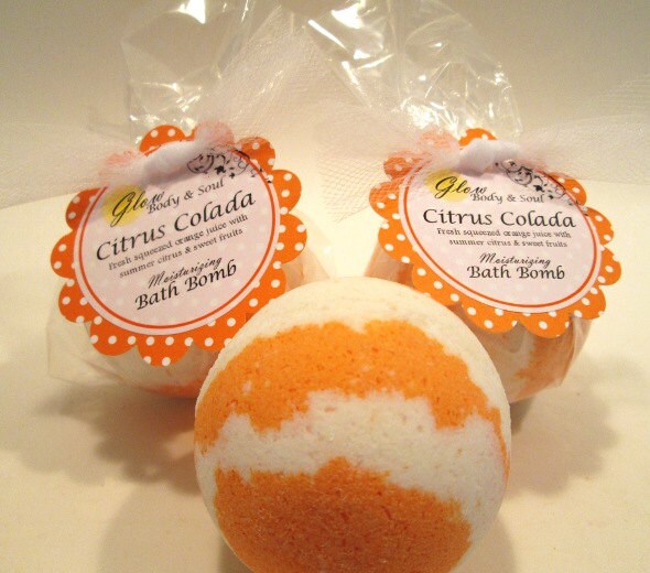 Citrus Colada Bath Bomb Fizzy