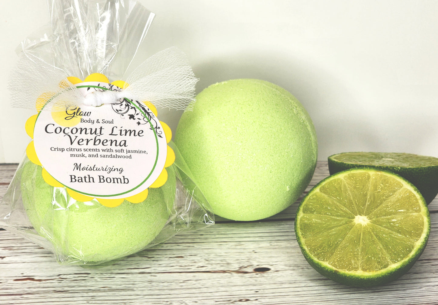 Coconut Lime Verbena Bath Bomb Fizzy