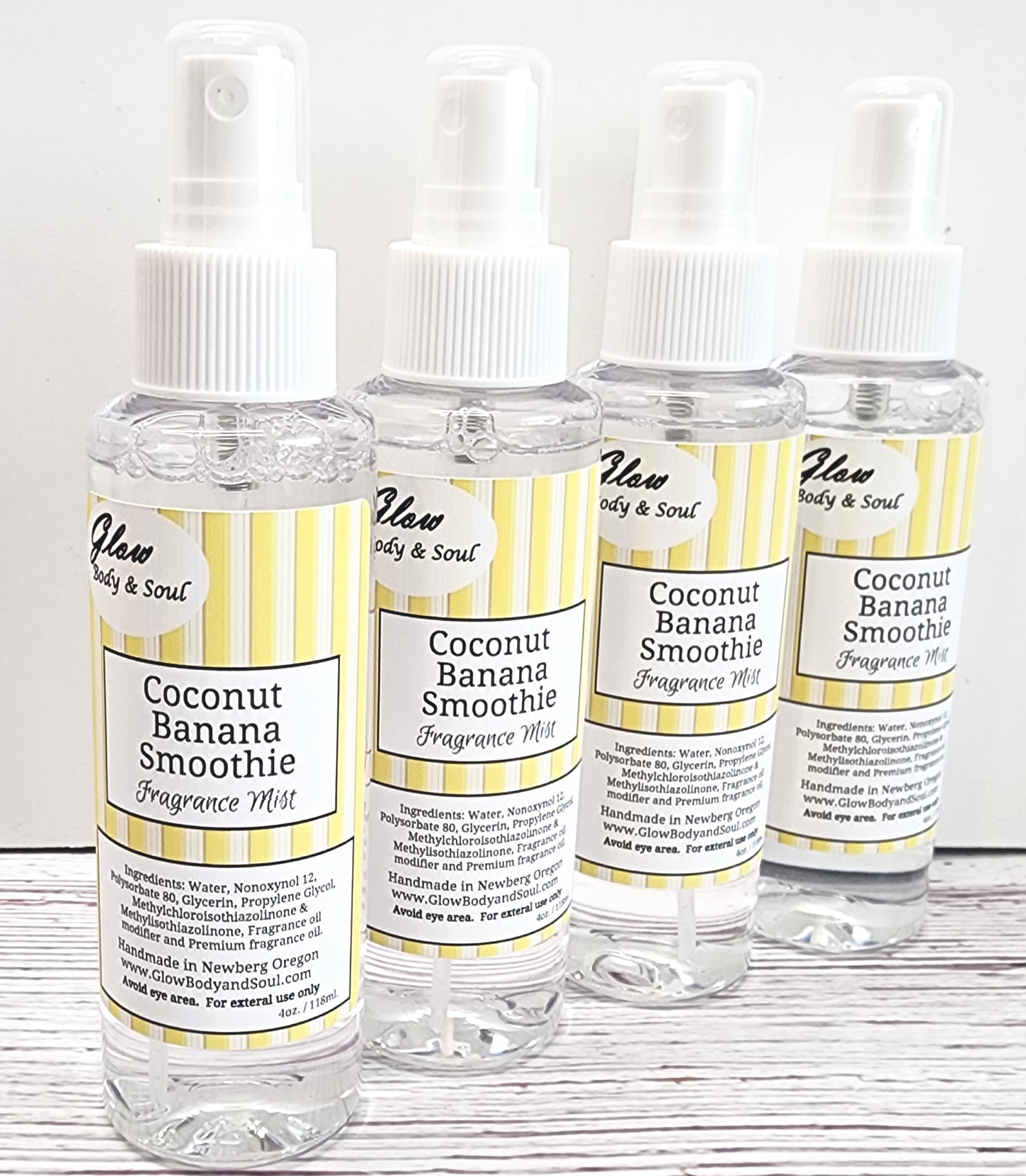 Coconut Banana Smoothie Fragrance Mist Perfume Spray