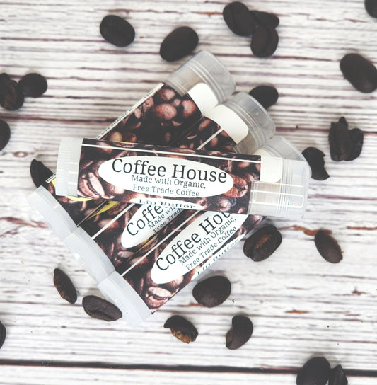 Coffee House Lip Balm Organic Free Trade Unsweetened Lip Balm