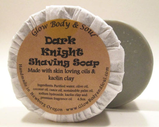 Dark Knight Shaving Soap Cold Process Soap Men's Shaving Soap