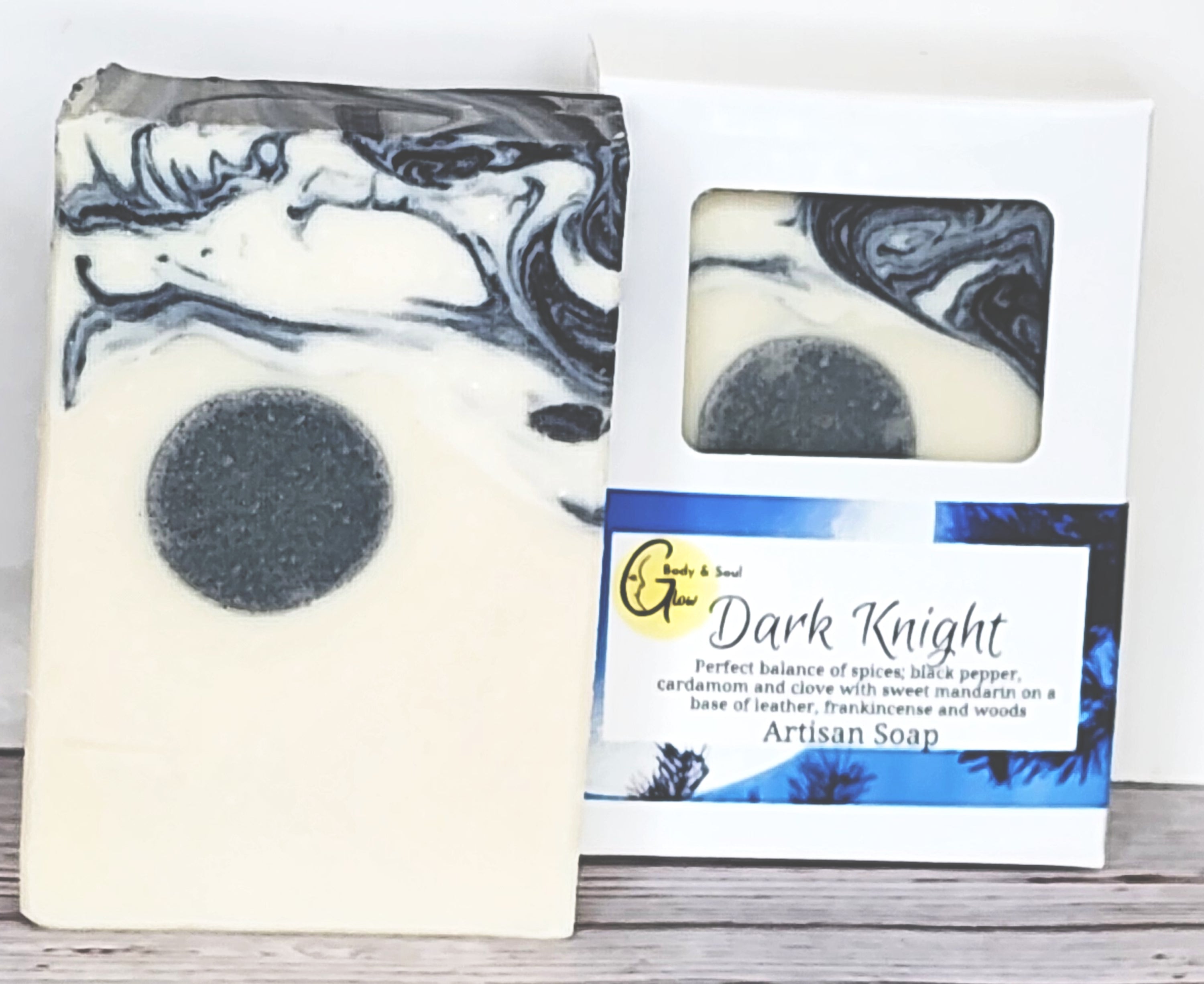 Dark Knight Soap Handmade Cold Process Vegan Soap – Glow Body and Soul