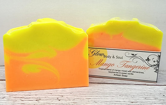 Mango Tangerine Soap Handmade Cold Process