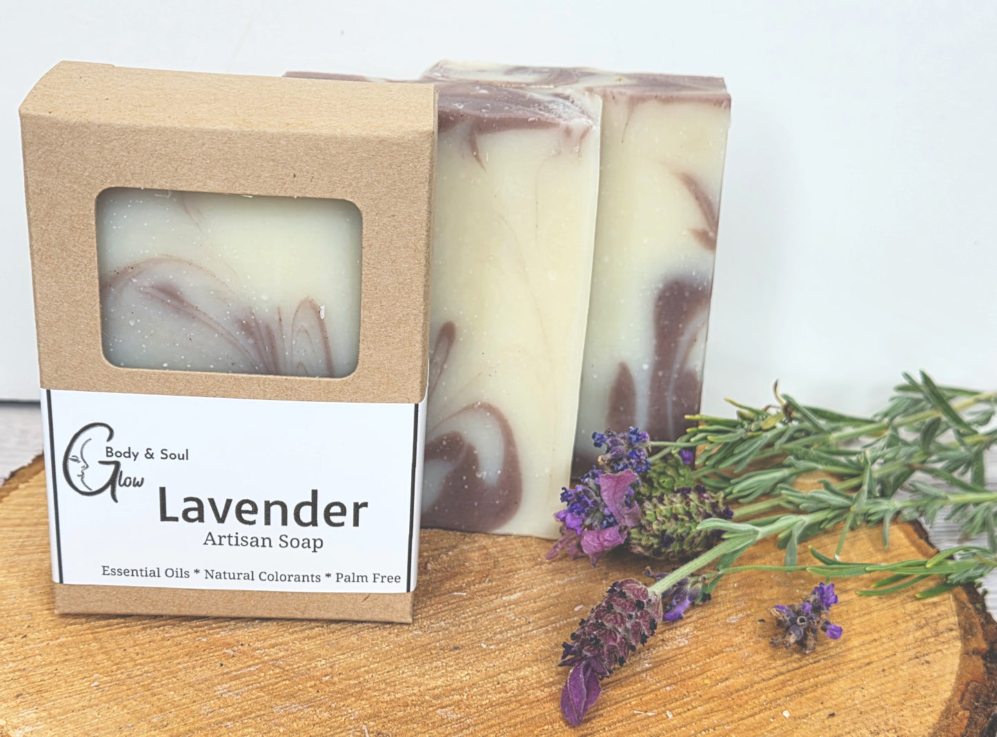 Lavender Essential Oil Soap Handmade Palm Free Cold Process Lavender Soap