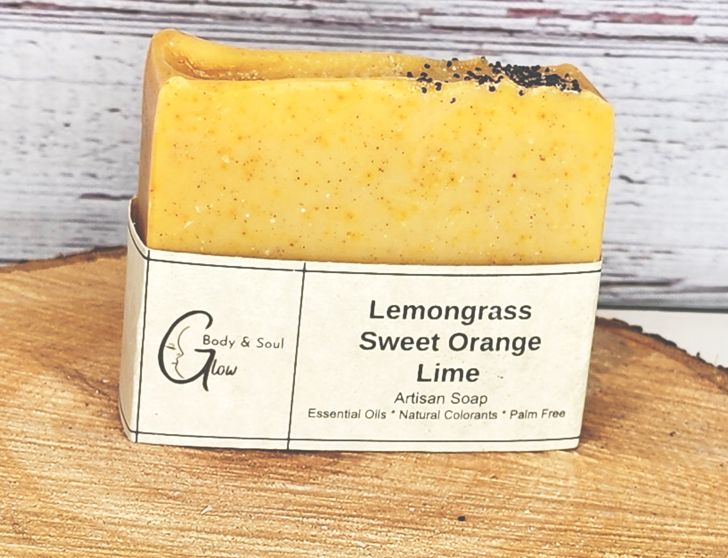 Lemongrass Sweet Orange and Lime Natural Palm Free Handmade Vegan Soap