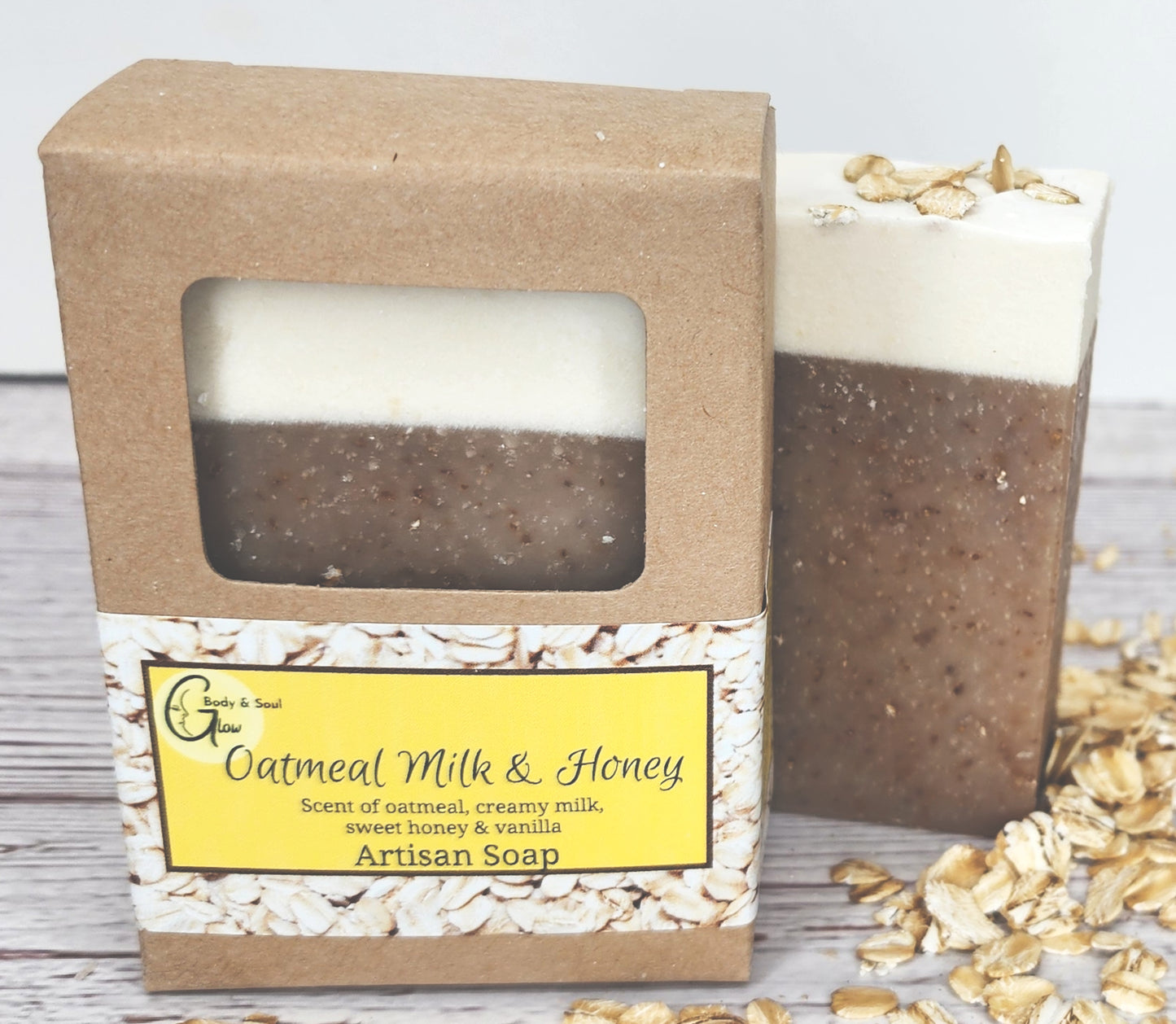 Oatmeal Milk and Honey Handmade Cold Process Soap