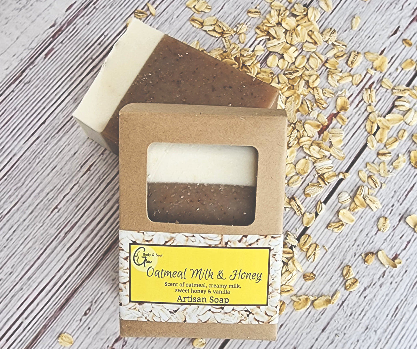 Oatmeal Milk and Honey Handmade Cold Process Soap