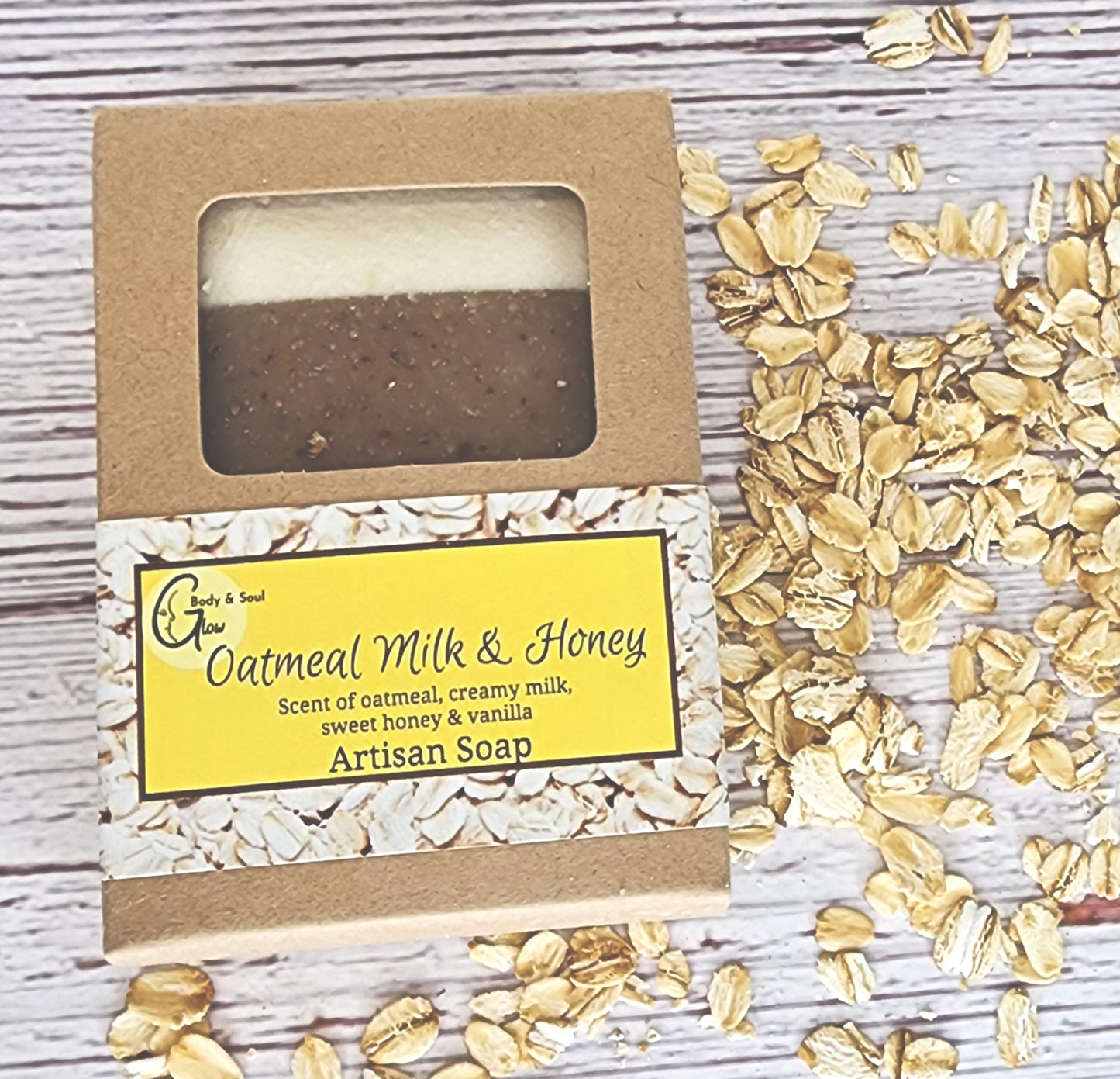 Oatmeal Milk and Honey Handmade Cold Process Soap