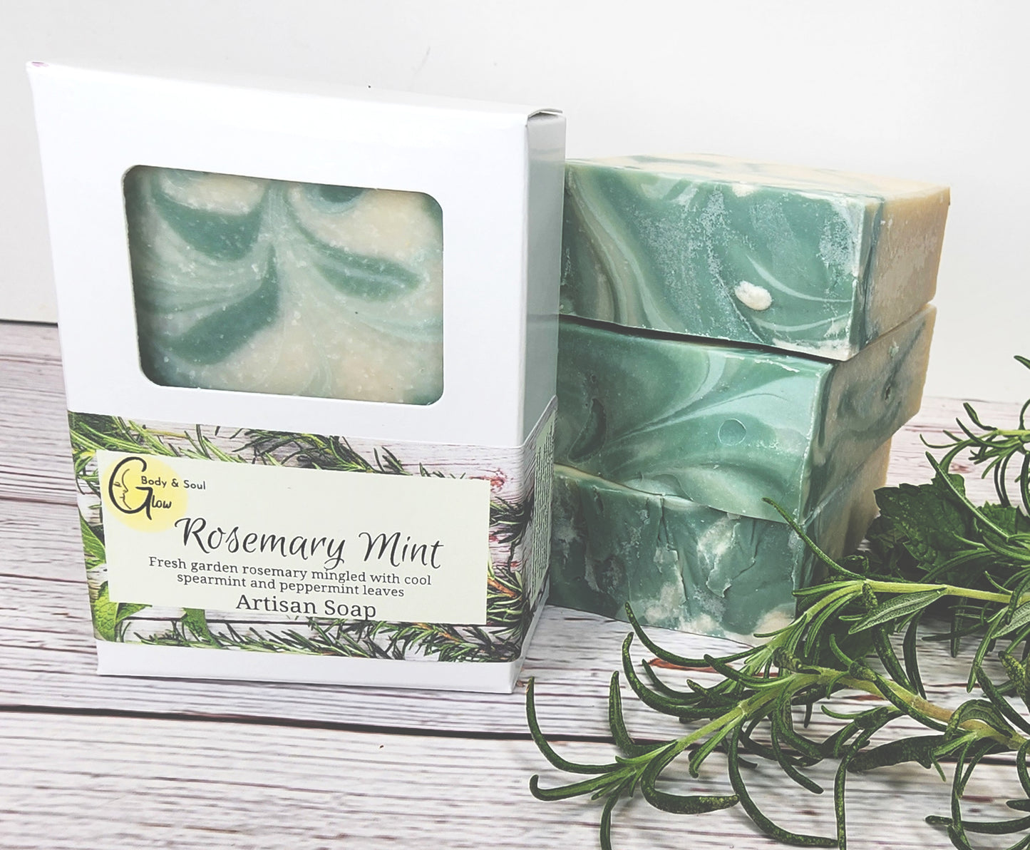 Rosemary Mint Soap Handmade Cold Process Soap