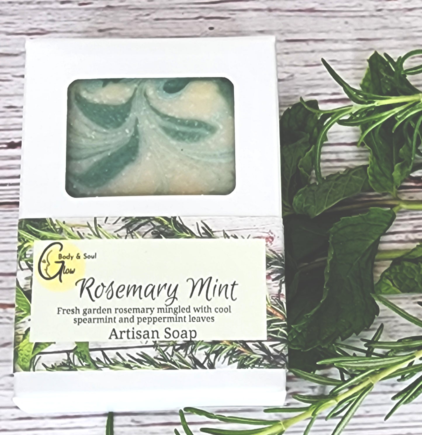 Rosemary Mint Soap Handmade Cold Process Soap