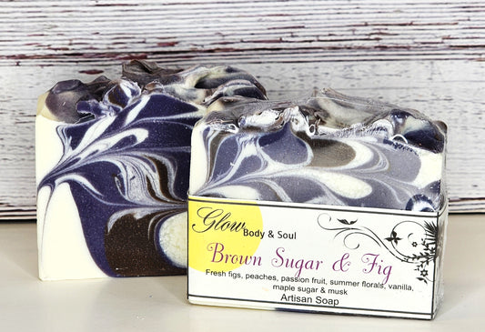 Brown Sugar and Fig Handmade Cold Process Vegan Soap