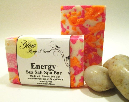 Energy Sea Salt Spa Bar Soap Handmade Sea Salt Soap