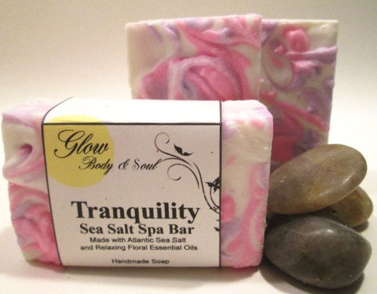 Tranquility Sea Salt Spa Bar Soap Handmade Sea Salt Soap